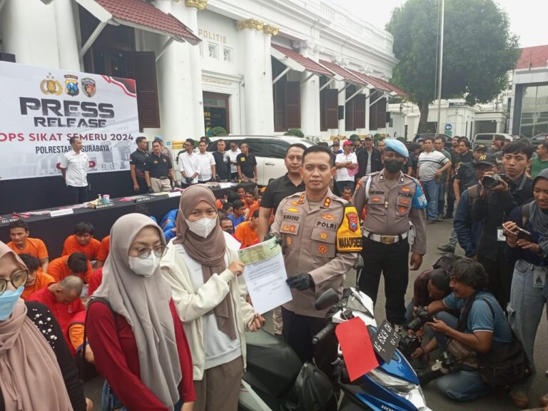 Tarunanews.com Press Release Ops Sikat Semeru 2024 Di Polrestabes Surabaya Img 20240624 Wa0318 768x576