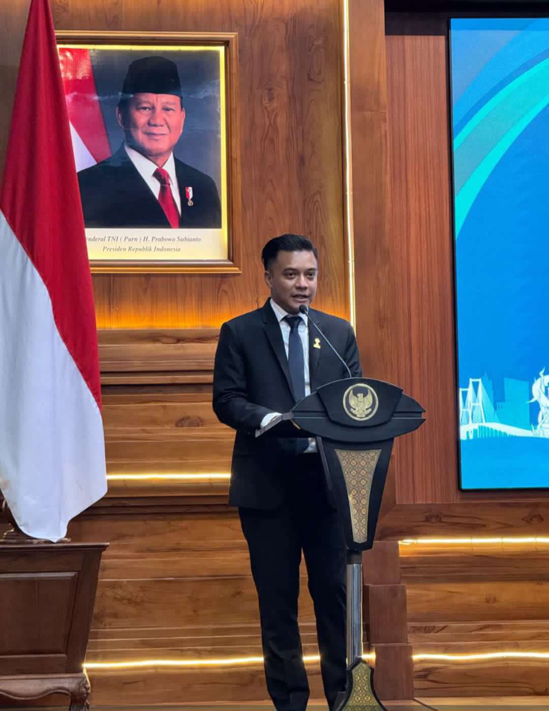 Foto: Arderio Hukom ditetapkan sebagai Ketua KONI Surabaya 2025–2029 dalam Musorkot Siola melalui aklamasi.