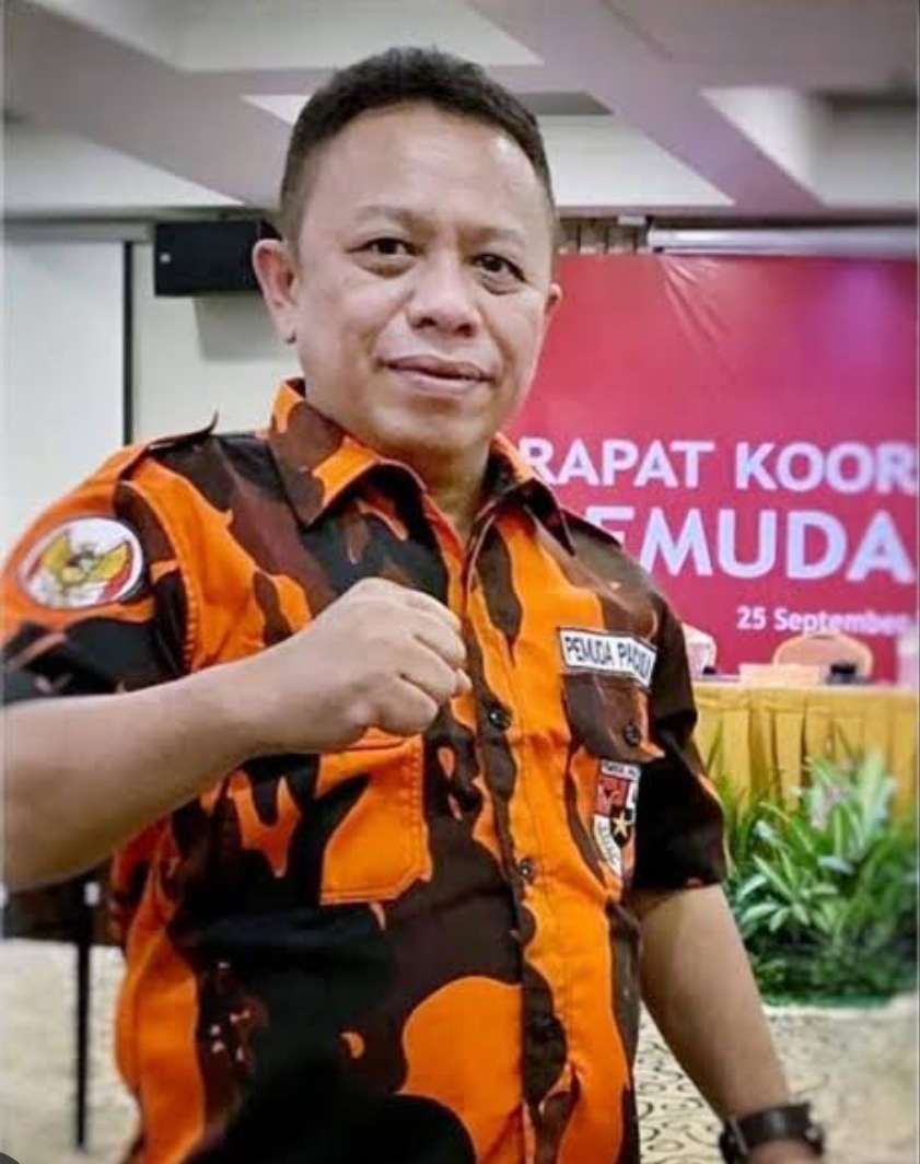 Foto: Sekretaris Pemuda Pancasila Surabaya H Baso Juherman menanggapi konten SARA di Instagram