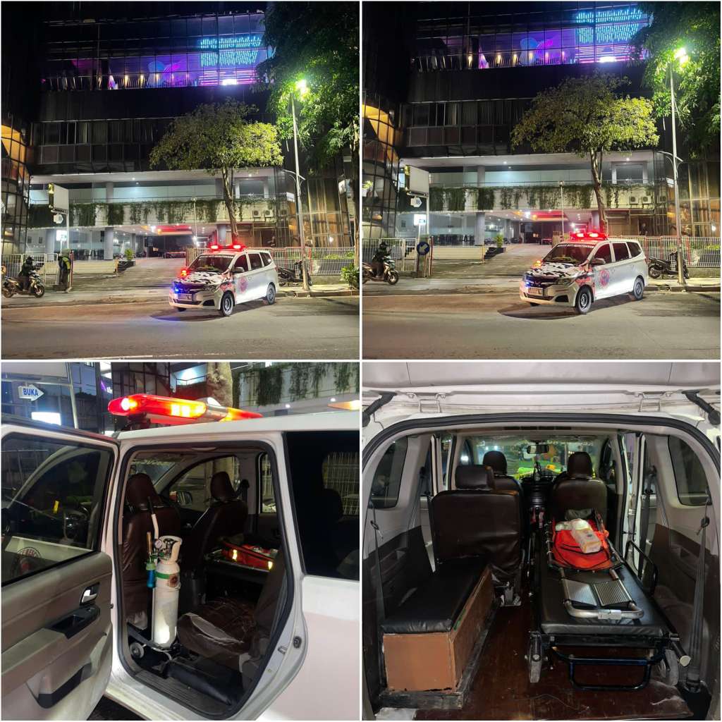 Foto: Ambulans baru milik Ibiza Club Surabaya sebagai fasilitas darurat bagi pengunjung