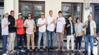 Foto: Pengurus MADAS Jawa Timur saat memberikan klarifikasi di Sekretariat Aliansi Wartawan Surabaya.