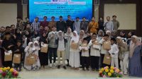 Foto: Kajian Kitab Al-Hikam Syafa Group bersama pegawai dan anak yatim piatu di Gedung B7 Hall Wahab Unisma Surabaya