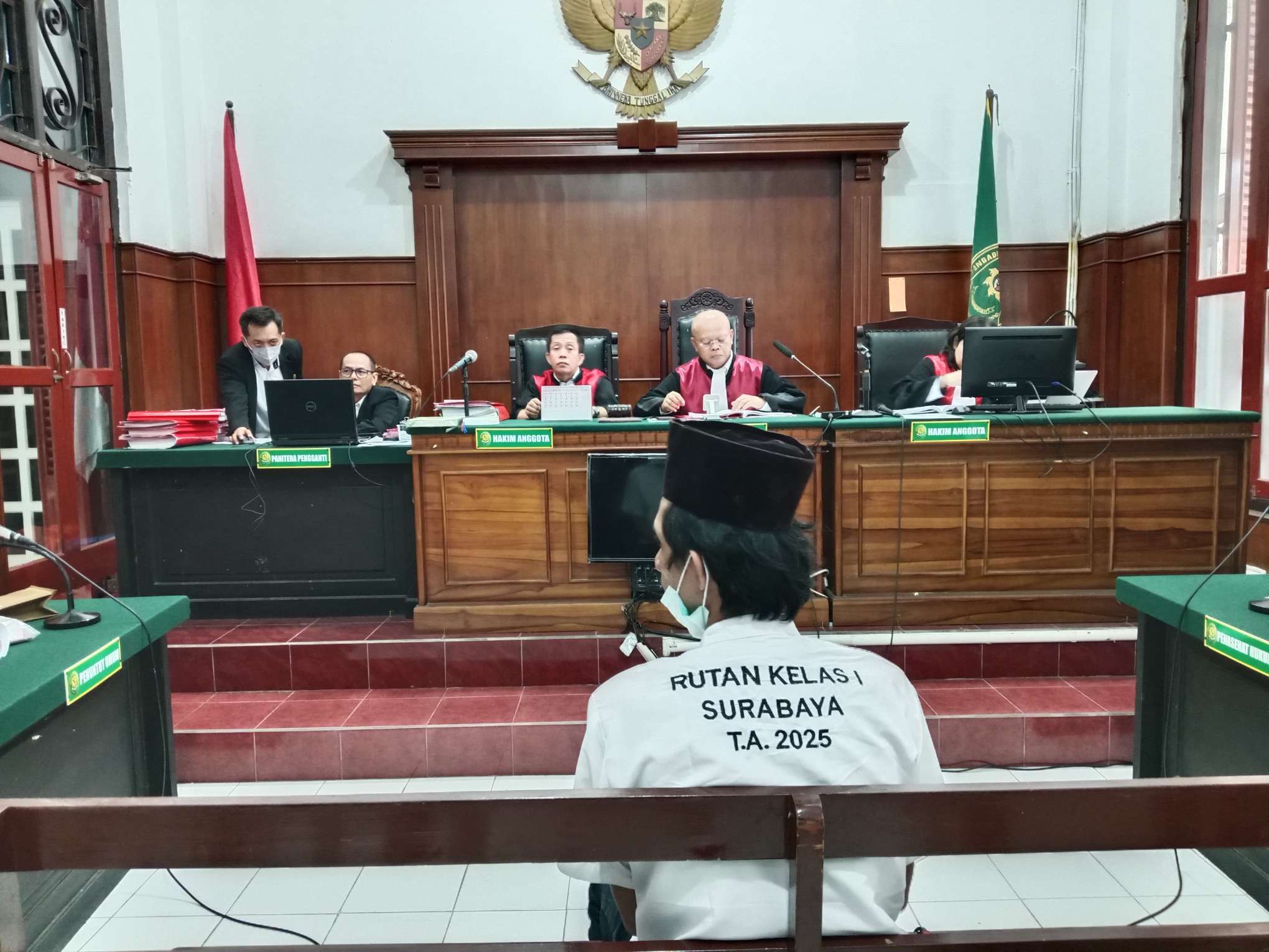 Foto: Sidang kasus penjambretan maut di Pengadilan Negeri Surabaya 