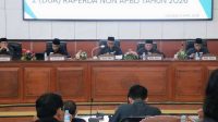 Foto: Rapat Paripurna DPRD Kabupaten Madiun penyampaian dua Raperda Non APBD Tahun 2026 oleh Bupati Madiun