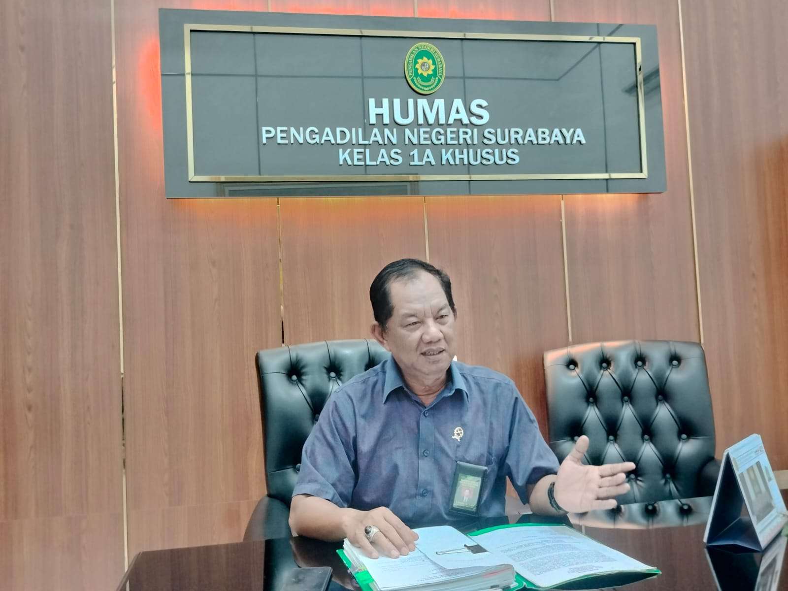 Foto: Humas Pengadilan Negeri Surabaya, S. Pujiono, S.H., M.Hum., 