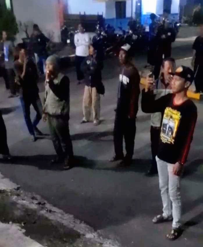 Latihan PSHT di Saradan Madiun yang terganggu akibat kedatangan kelompok PSHT JJ