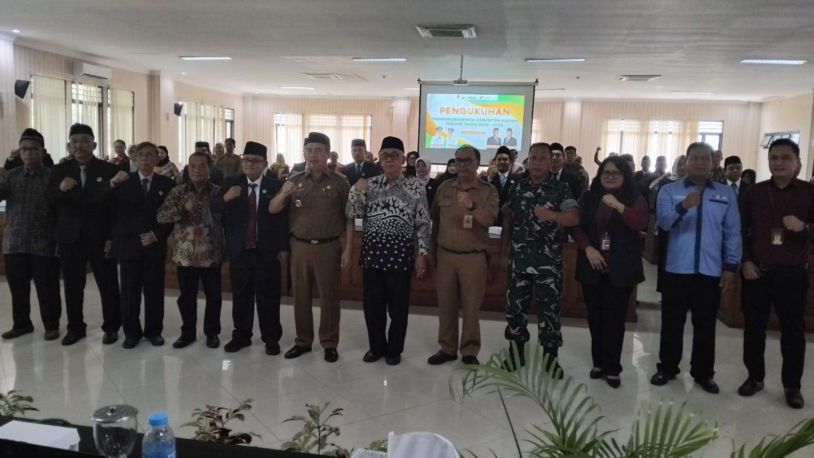 Foto: Pengukuhan Dekopinda Kabupaten Madiun periode 2025-2030 di Graha Eka Kapti Puspem