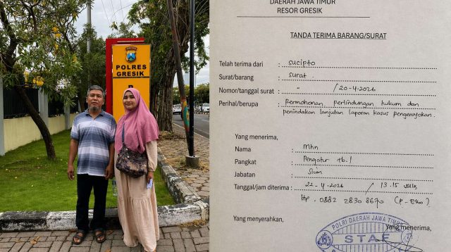 Foto:  korban pengeroyokan di Gresik menunggu kepastian hukum dari kepolisian