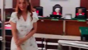 Foto: Suasana persidangan kasus penganiayaan di Pengadilan Negeri Surabaya