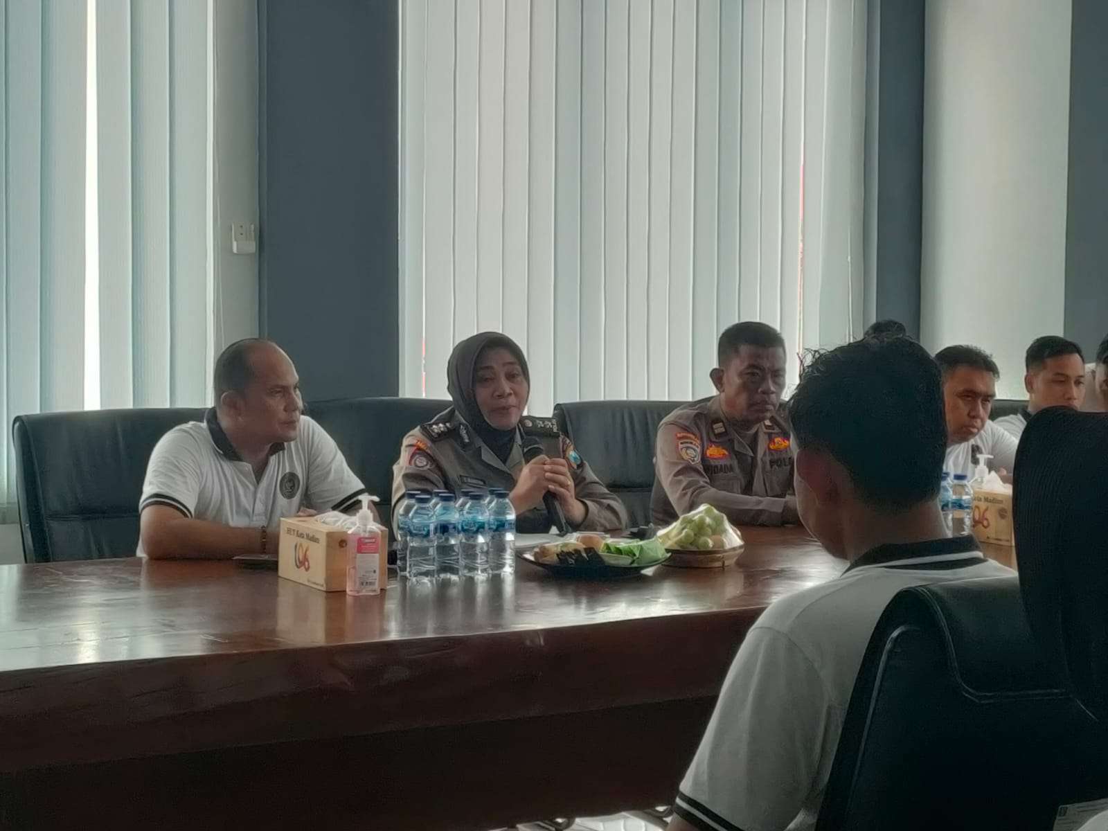 Foto: Kegiatan pembinaan Polsuspas oleh Polda Jatim di Lapas Kelas II Madiun bersama Polres Madiun Kota