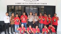 Foto: Kapolres Madiun Kota Wiwin Junianto saat silaturahmi dengan Serikat Buruh Madiun Raya jelang May Day 2026