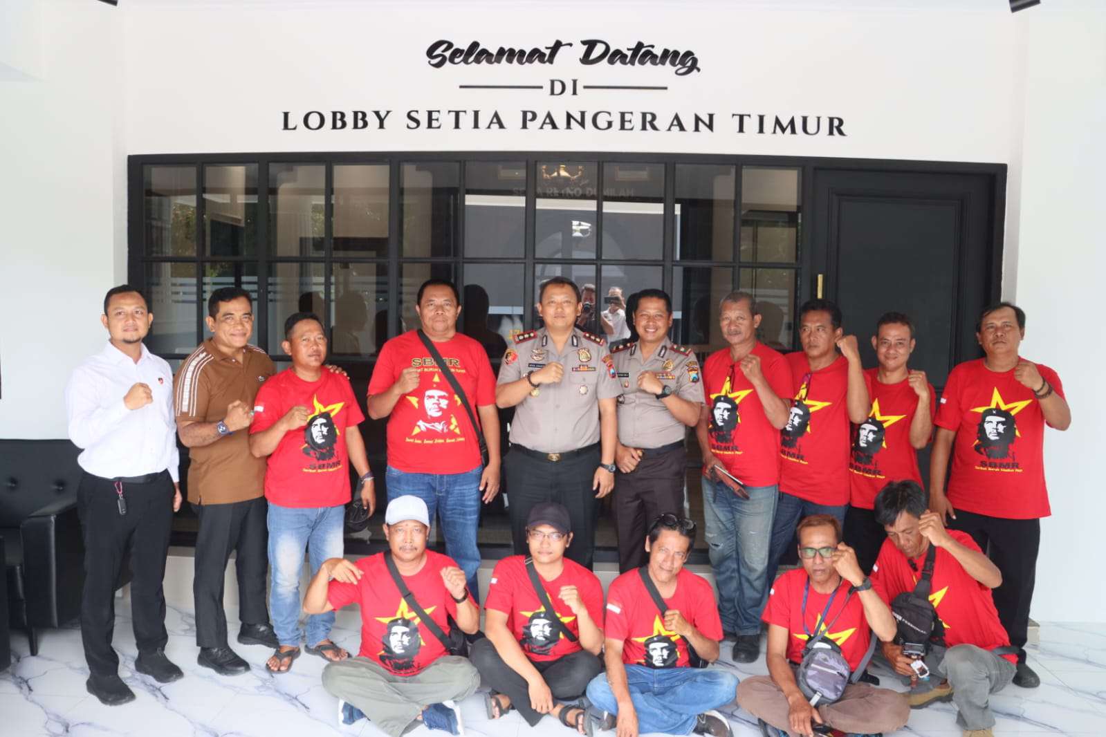 Foto: Kapolres Madiun Kota Wiwin Junianto saat silaturahmi dengan Serikat Buruh Madiun Raya jelang May Day 2026