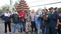 Foto: Suasana damai peringatan May Day 2026 di Surabaya dengan pengamanan humanis aparat kepolisian