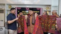 Foto: Suasana akad nikah Delvin Akbar Dalimunthe dan Intan dengan nuansa adat dan kehadiran tokoh nasional