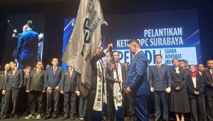 Foto: Pelantikan Tonic Tangkau sebagai Ketua Peradi SAI Surabaya di Hotel Vasa, 6 Mei 2026