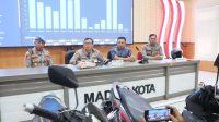 Foto: Polres Madiun Kota Konferensi pers terkait pengungkapan dua kasus curanmor di Kota Madiun.