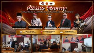 Foto: Kegiatan Sinau Bareng Lawan Bahaya Narkoba bersama wartawan dan pegiat rehabilitasi di Surabaya.