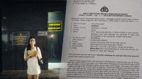Foto: Seorang perempuan Rodiyah asal Bondowoso melaporkan dugaan penganiayaan dan ancaman membawa anak di Polrestabes Surabaya.