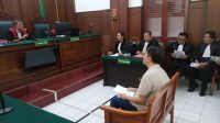 Foto: Sidang pleidoi Hermanto Oerip di Pengadilan Negeri Surabaya terkait kasus investasi