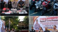 Foto: Polrestabes Surabaya merilis pengungkapan 163 kasus 3C dan kejahatan jalanan dengan 192 tersangka selama Januari hingga Mei 2026. Foto: Polrestabes Surabaya merilis pengungkapan 163 kasus 3C dan kejahatan jalanan dengan 192 tersangka selama Januari hingga Mei 2026.