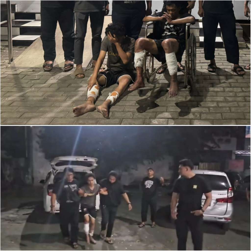 Foto: Satreskrim Polres Pelabuhan Tanjung Perak mengamankan dua pelaku curanmor spesialis parkiran minimarket yang ditangkap di Bangkalan setelah diduga beraksi di sejumlah lokasi di Surabaya.