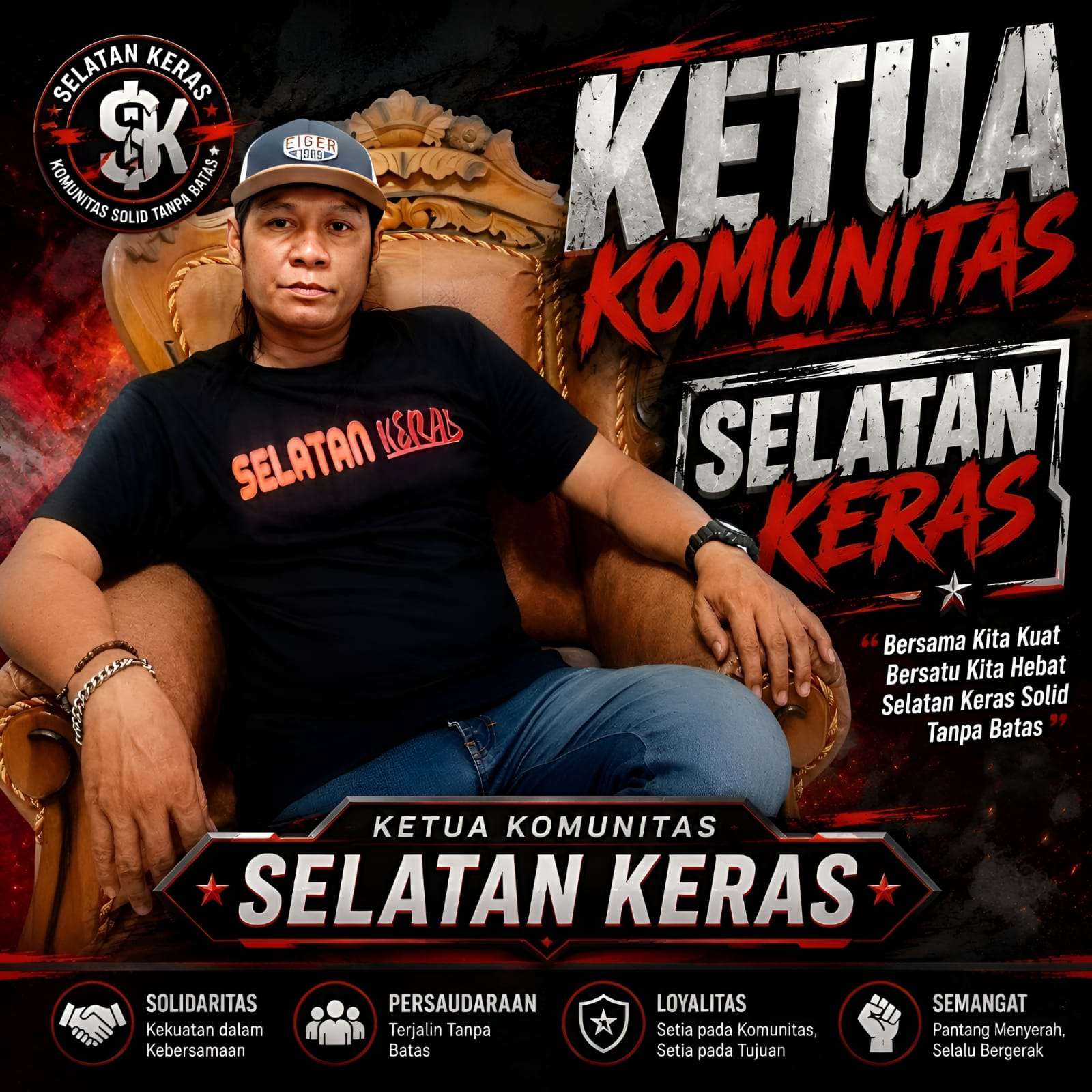 Foto: Ketua Komunitas Selatan Keras Arif Tiasa Putra asli Bumi Reog Ponorogo mengajak umat Islam menyambut Tahun Baru Islam 1448 Hijriah dan melestarikan tradisi budaya bangsa
