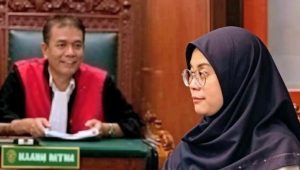 Foto: Majelis Hakim PN Surabaya membacakan vonis terhadap mantan Accounting Manager PT Dejavu Multi Kreasi dalam perkara penggelapan dana perusahaan.