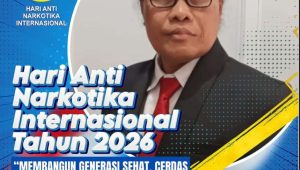 Foto: Ketua Rehabilitasi LRPPN-BI Surabaya Profesor Siswanto mengajak masyarakat memperingati Hari Anti Narkoba Internasional 2026 dengan memperkuat komitmen bersama melawan penyalahgunaan narkotika demi Generasi Emas Indonesia 2045.