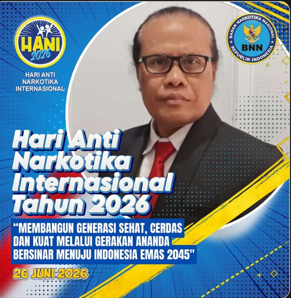 Foto: Ketua Rehabilitasi LRPPN-BI Surabaya Profesor Siswanto mengajak masyarakat memperingati Hari Anti Narkoba Internasional 2026 dengan memperkuat komitmen bersama melawan penyalahgunaan narkotika demi Generasi Emas Indonesia 2045.