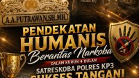 Foto: Kasat Narkoba Polres Pelabuhan Tanjung Perak AKP Adik Agus Putrawan menjelaskan kebijakan rehabilitasi bagi pengguna narkoba dalam penerapan Restorative Justice di Surabaya.