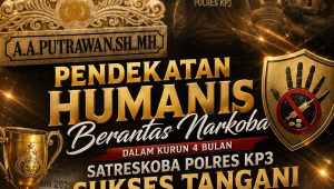 Foto: Kasat Narkoba Polres Pelabuhan Tanjung Perak AKP Adik Agus Putrawan menjelaskan kebijakan rehabilitasi bagi pengguna narkoba dalam penerapan Restorative Justice di Surabaya.