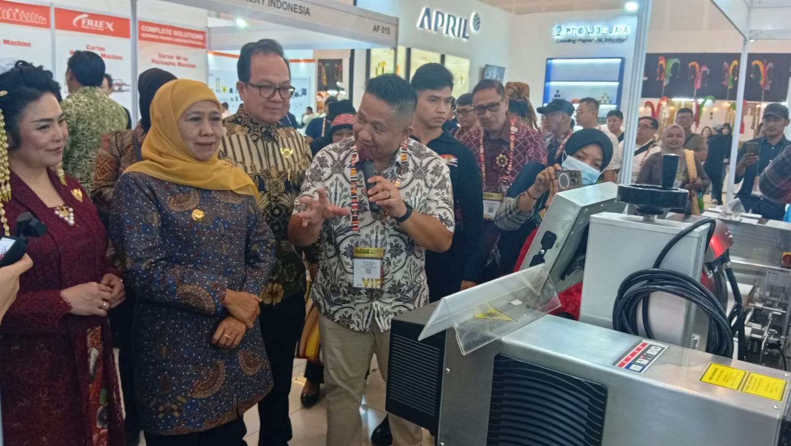 Foto: Pembukaan ALLPACK Surabaya 2026 dan East Beauty Pack Expo 2026 di Grand City Convention Hall Surabaya.