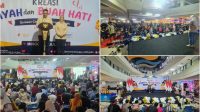 Foto: Kemendukbangga/BKKBN Jawa Timur menggelar Kreasi Ayah dan Buah Hati dalam rangka Harganas ke-33 di Kaza Mall Surabaya.