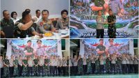 Foto: Kapolrestabes Surabaya Kombes Pol Dr. Luthfie Sulistuawan bersama Dandim 0830/Surabaya saat melakukan silaturahmi untuk memperkuat sinergi TNI-Polri dalam menjaga keamanan Kota Surabaya.