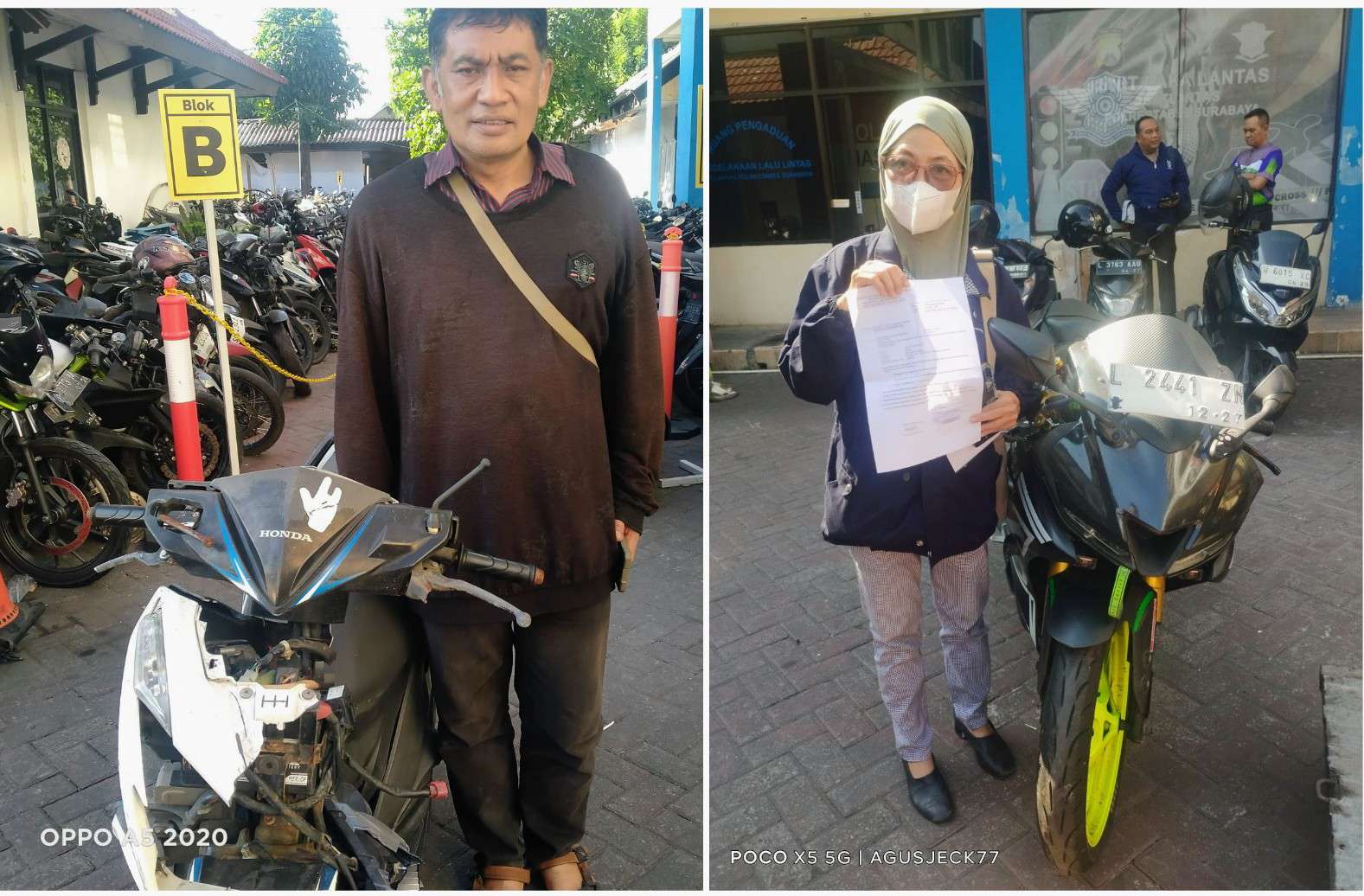 Foto: Satlantas Polrestabes Surabaya menyerahkan kendaraan barang bukti kepada pemilik melalui program Bazar Ranmor di Surabaya