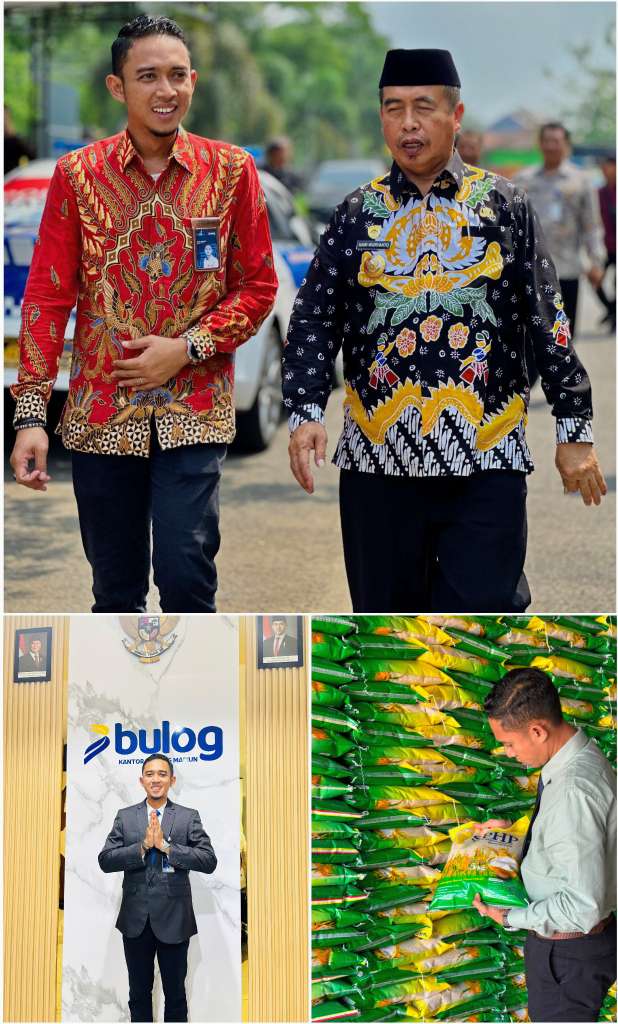 Foto: Pemimpin Perum Bulog Kantor Cabang Madiun Agung Sarianto menyampaikan ucapan Selamat Hari Jadi ke-458 Kabupaten Madiun serta menegaskan komitmen menjaga ketahanan pangan dan stabilitas harga pangan.