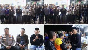 Foto: Kapolres Madiun Kota AKBP Wiwin Junianto Supriyadi berdialog dengan warga dalam kegiatan GAS KOPLING di Kelurahan Demangan untuk menyerap aspirasi dan memperkuat keamanan lingkungan.