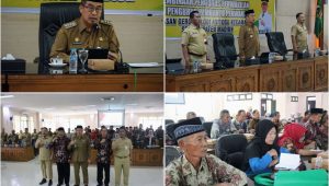 Foto: Bupati Madiun Hari Wuryanto memberikan sambutan pada kegiatan Pembinaan Pengurus Yayasan Gerontologi Abiyoso Kabupaten Madiun untuk meningkatkan kesejahteraan dan pemberdayaan lansia.