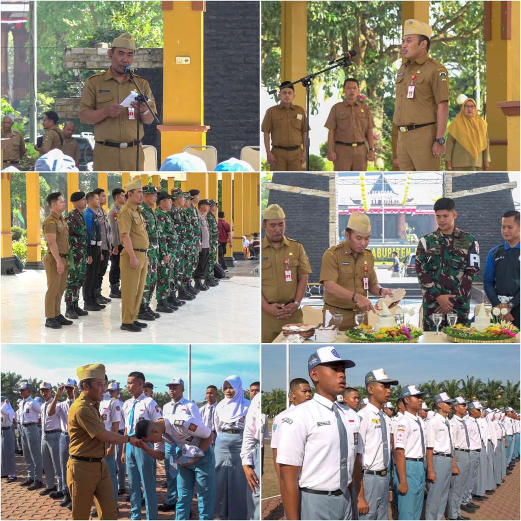 Foto: Sekda Kabupaten Madiun membuka pemusatan latihan dan karantina 76 calon anggota Paskibraka Kabupaten Madiun Tahun 2026 di Alun-Alun Reksogati Caruban menjelang HUT Ke-81 Kemerdekaan RI.