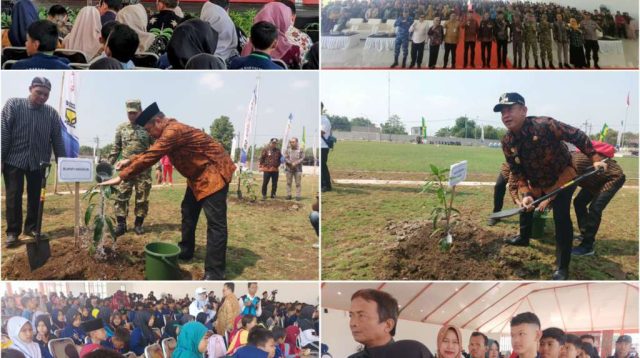 Foto: Bupati Madiun Hari Wuryanto menghadiri pembukaan MPLS dan penetapan calon siswa Sekolah Rakyat Terintegrasi 1 Kabupaten Madiun tahun 2026.