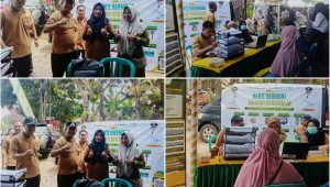 Foto: Pelayanan Bapenda Kabupaten Madiun untuk PBB dan BPHTB di Bahana Bersahaja Desa Teguhan, Kecamatan Jiwan