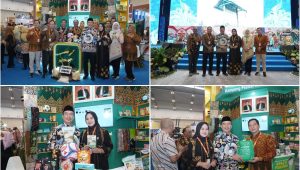 Foto: Beras porang dan produk UMKM unggulan Kabupaten Madiun dipamerkan dalam AOE 2026 di Tangerang