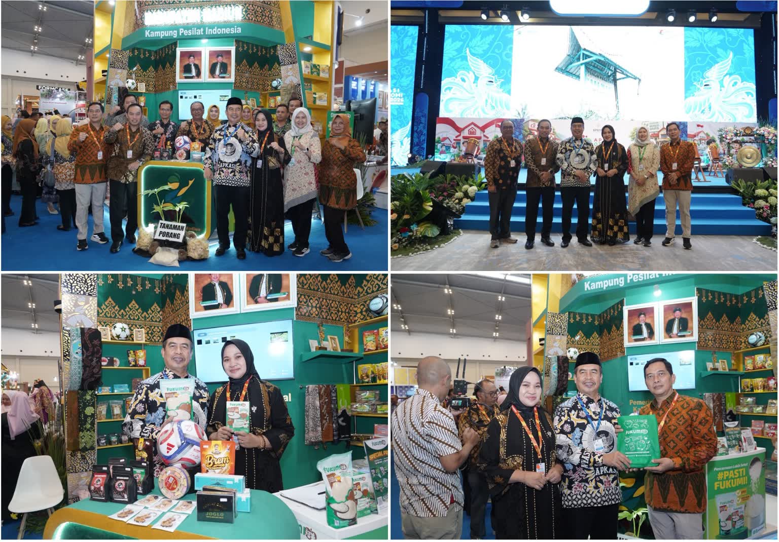 Foto: Beras porang dan produk UMKM unggulan Kabupaten Madiun dipamerkan dalam AOE 2026 di Tangerang