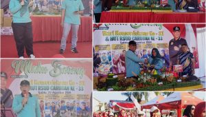 Foto: HUT ke-33 RSUD Caruban Kabupaten Madiun diikuti jajaran karyawan dan tenaga kesehatan
