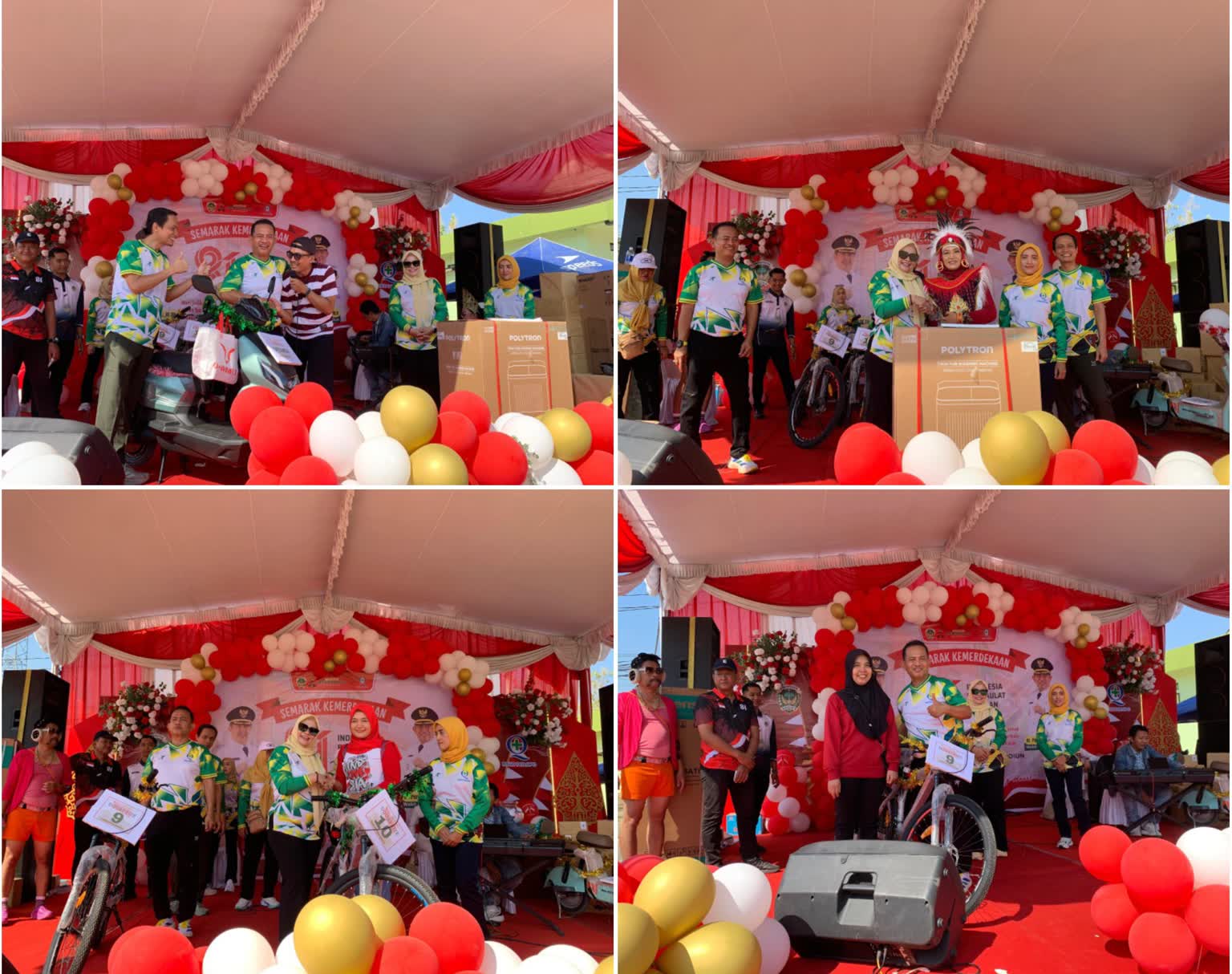 Foto: Jalan sehat keluarga besar RS Dolopo Madiun dalam rangka memperingati Hari Kemerdekaan Republik Indonesia