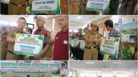 Foto: Bupati Madiun Hari Wuryanto menghadiri kegiatan Sinergisitas Peran Strategis Petani dalam mendukung ketahanan pangan di Puspem Mejayan, Kabupaten Madiun.