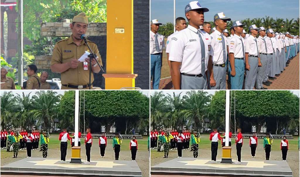 Foto: 76 calon anggota Paskibraka Kabupaten Madiun mengikuti pembukaan pemusatan latihan di Alun-Alun Reksogati Caruban sebagai persiapan HUT Ke-81 Kemerdekaan Republik Indonesia.