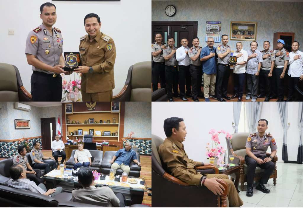Foto: Kapolres Madiun Kota AKBP Rizki Pratama W.P. saat bersilaturahmi dengan pimpinan DPRD dan Pemerintah Kota Madiun untuk memperkuat sinergitas menjaga kamtibmas.