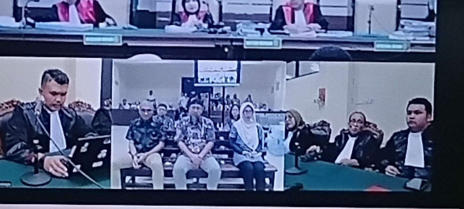 Foto: Sidang pembacaan tuntutan kasus dugaan korupsi proyek Pelindo Regional 3 dan PT APBS di Pengadilan Tipikor Surabaya yang menyoroti tuntutan dua tahun penjara terhadap salah satu terdakwa.