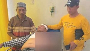 Foto: Soponyono pendiri Majelis Rumah Kebon Juang menjadi korban penusukan Suparman di Tuban